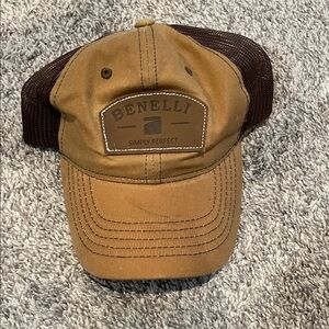 Brown Benelli Mesh snap back hat